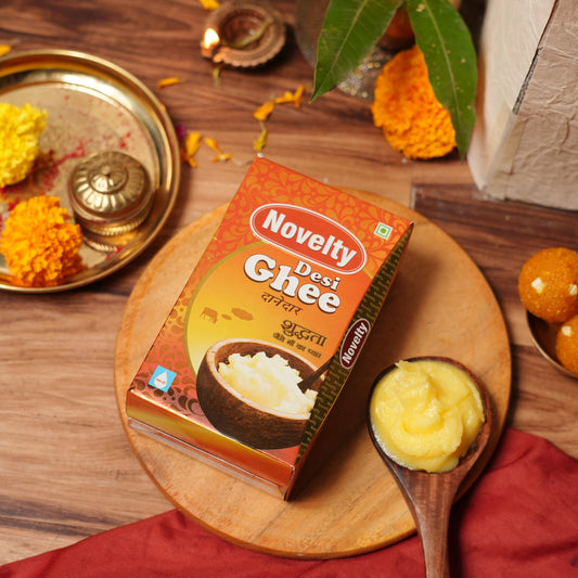 1L Pure Desi Ghee, Bilona Made, Hand-Churned Curd to Ghee ,Ayurvedic Boost for Immunity & Digestion