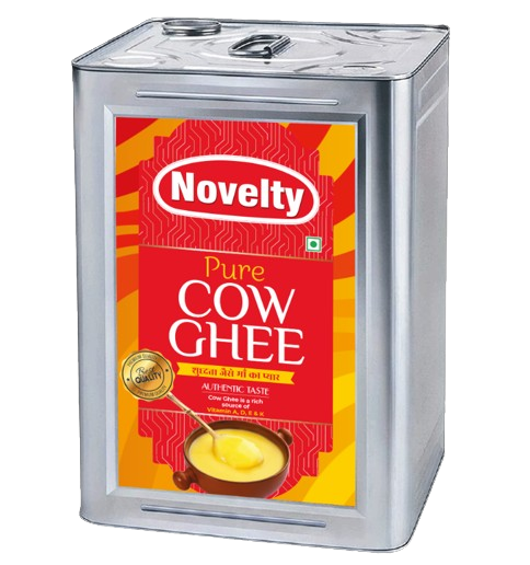 Novelty 15kg Cow Ghee Tin | Novelty Pure Cow Ghee 15kg Tin for Wholesale