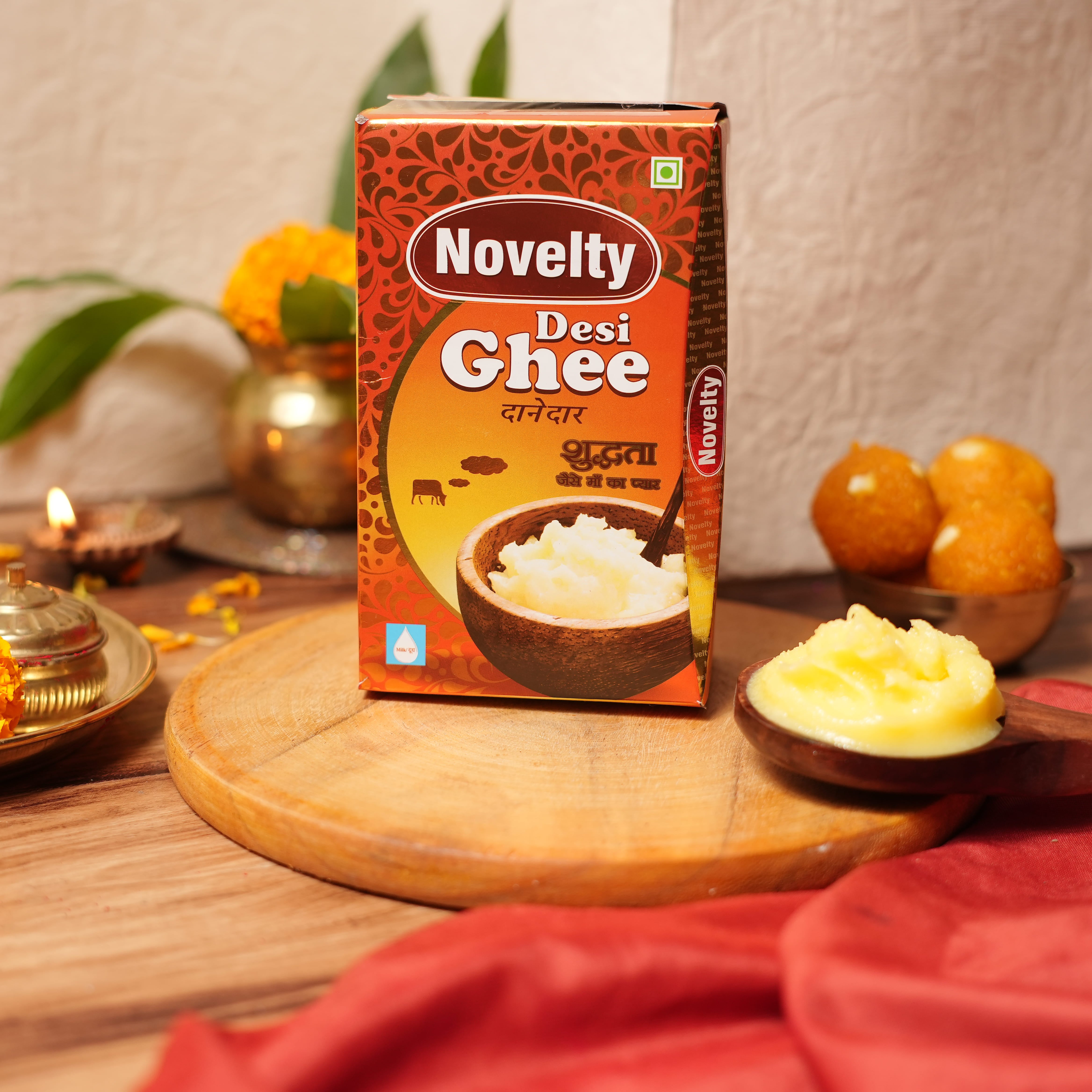 1L Pure Desi Ghee, Bilona Made, Hand-Churned Curd to Ghee ,Ayurvedic Boost for Immunity & Digestion