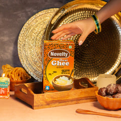 1kg, 500ml Pure Desi Ghee, Bilona Made, Hand-Churned Curd to Ghee ,Ayurvedic Boost for Immunity & Digestion