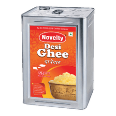 Novelty 15kg Desi Ghee Tin | Novelty Pure Desi Ghee 15kg Tin for Wholesale