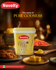 Ayurvedic Cow Ghee 5L, Hygienically Churned, Traditional Curd-to-Ghee Process, Rich in Natural Vitamins A, D, E & K.